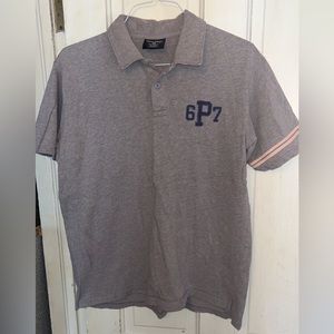 Vintage Polo Jeans Co. Ralph Lauren Polo Shirt Embroidered Gray Men’s SZ M